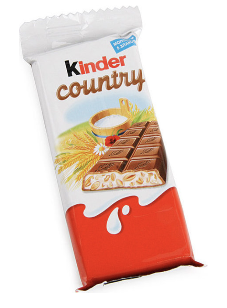 Шоколад молочний Кіндер зі злаками 23,5г